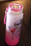 Cosmopolitan Drink Recipe Glass Tumbler - Pink